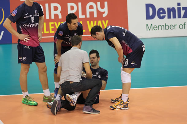 Goran Maric à terre et c'est tout le Paris Volley qui est touché.