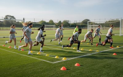Circuit échauffement football : exercices efficaces pour bien démarrer