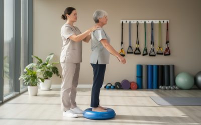 Comment utiliser un coussin d’équilibre en kinésithérapie pour améliorer la posture